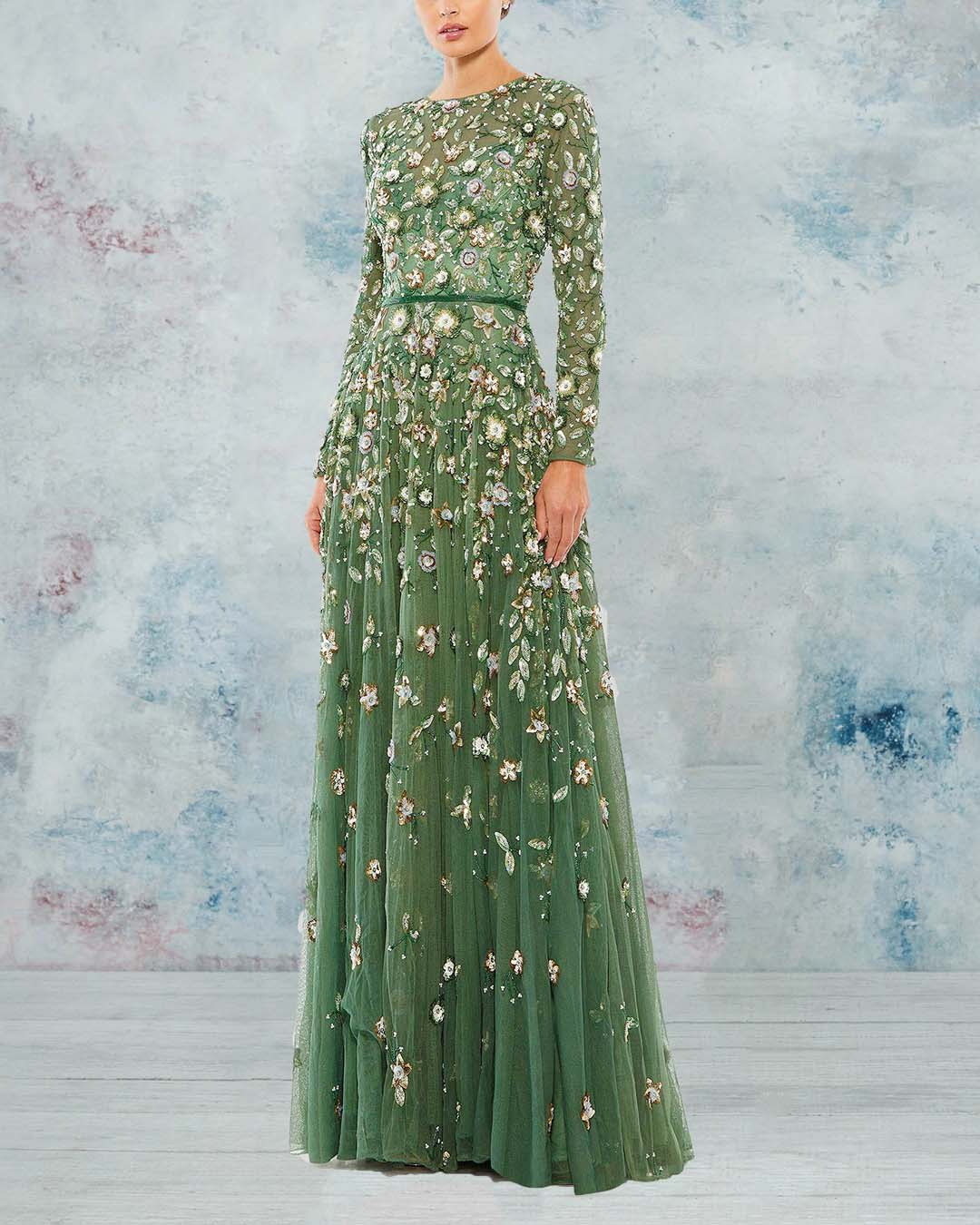 Elegant Sequin Dress Gown