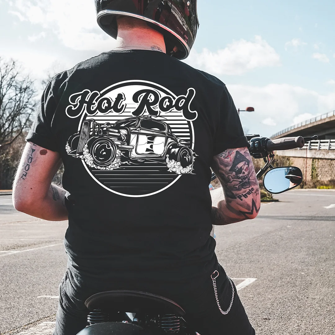 HOT ROD Classic Car Print Men's T-shirt