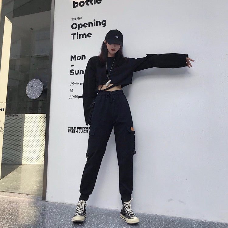 High Waist Loose Casual Pants
