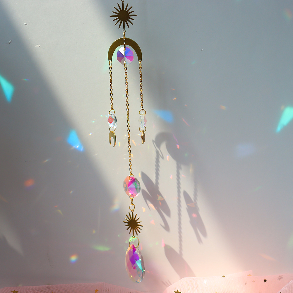 

Moon Sun - Art Crystal Suncatcher, 501 Original