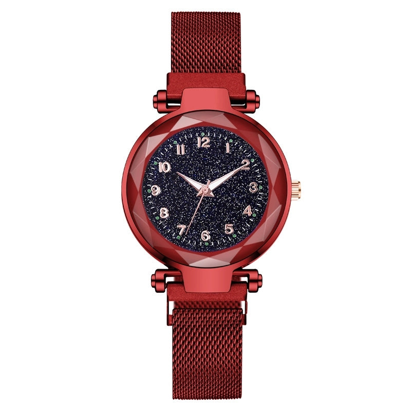 Minimalist Starry Sky Suction Buckle Quartz Watch Women’s Watches