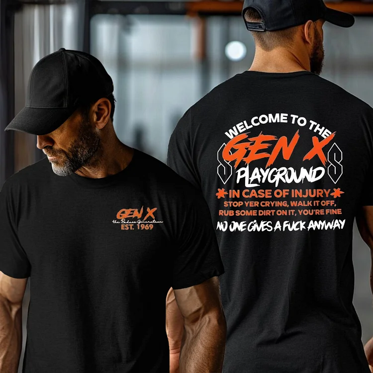 Custom Gen X Playground T-shirt 