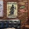 Some Girls are Just Born with Horses in Their Souls - Vintage Metal Signs - 20*30cm/30*40cm - Western