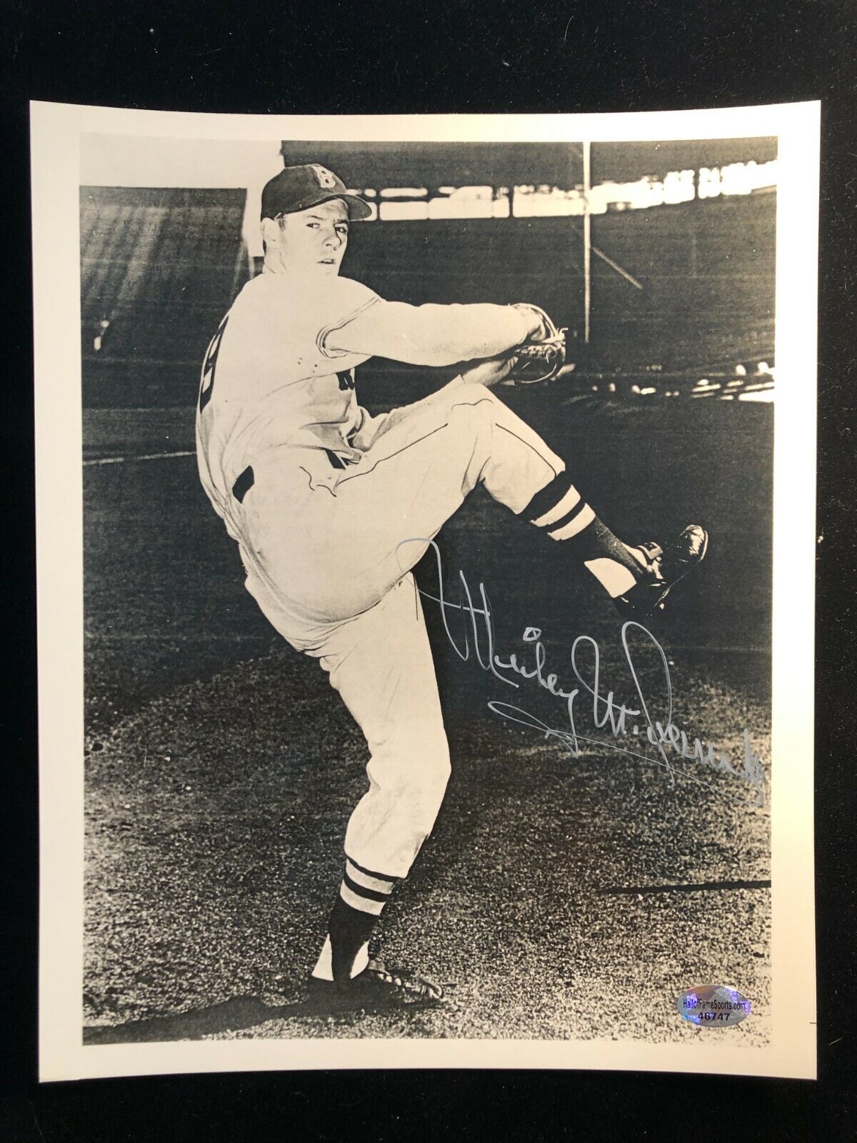 Mickey McDermott Signed Autographed Photo Poster painting - COA - Boston Red Sox