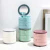 Bo&icirc;te &Agrave; Bijoux Rotative Multicouche Ronde