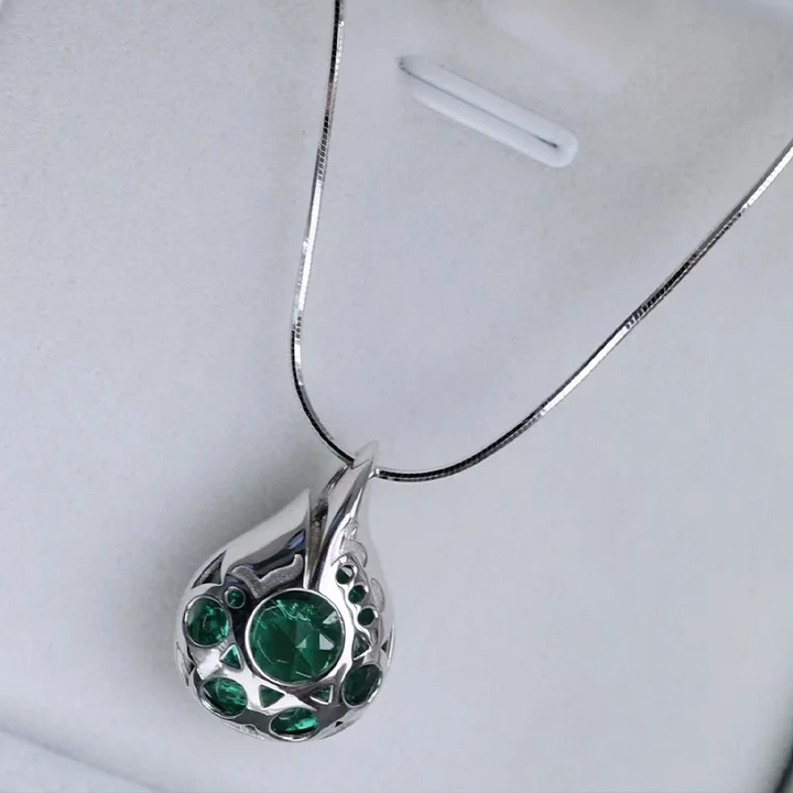 925 Silver Heart Container & Stamina Vessel Necklace