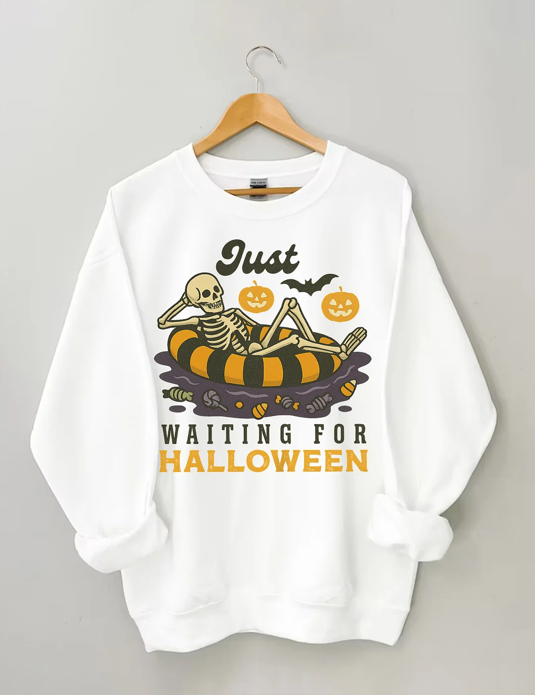 Just Waiting For Halloween Sweatshirt
