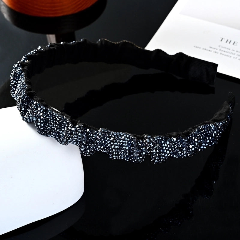 Retro Geometric Rhinestone Hair Band 1 Piece