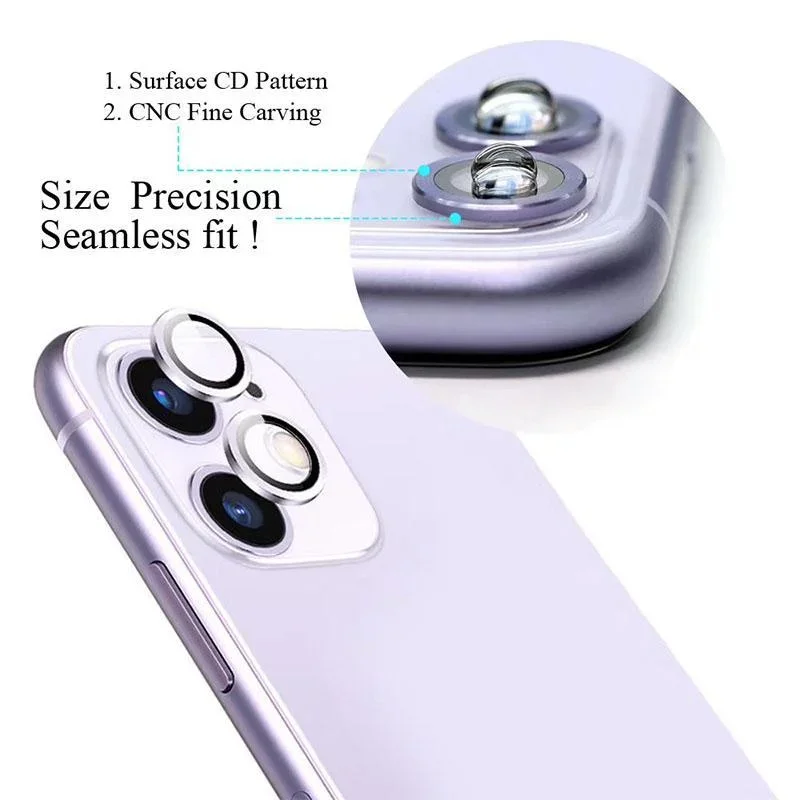 Suitable for iPhone13/14/15 series metal anti-fall, anti-scratch and anti-scratch lens protective film