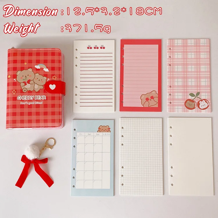 Eagerlys Cute Hair Ball Notebook