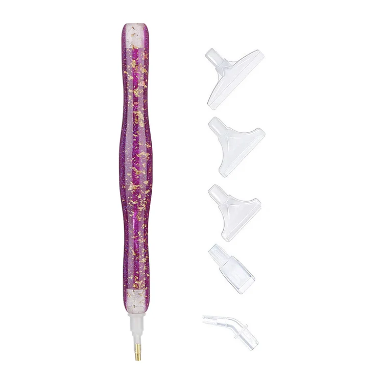Sequins Diamond Painting Pen 5D Diamond Painting Tools with 5 Tips for Beginners