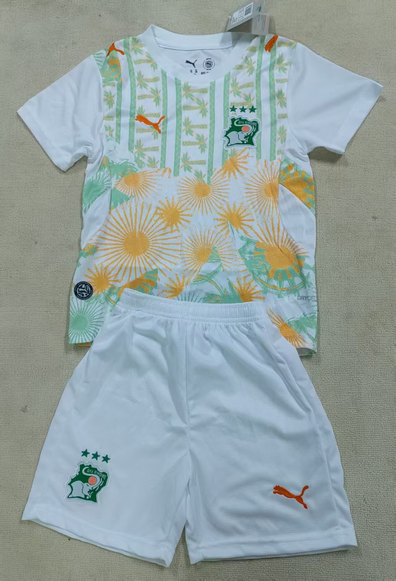2026 Kids Size Ivory Coast Away Football Jersey 1:1 Thai Quality
