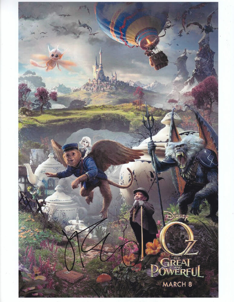 James Franco - OZ THE GREAT AND POWERFUL - signed 8.5 x 11