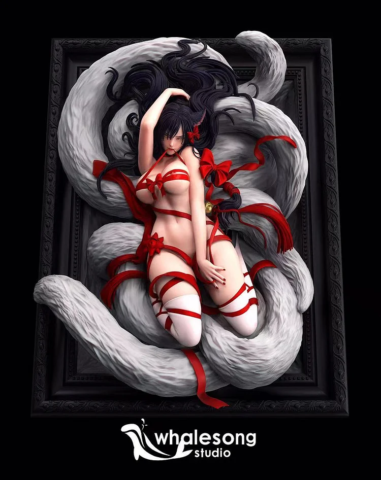 [IN-Stock]1/4 Scale the Nine-Tailed Fox Ahri - League of Legends (LOL) Resin Statue - Whale Song Studios -shopify