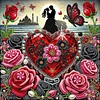 (Pre-Framed)Love-Special Shape Diamond Painting Kit(25x25cm)