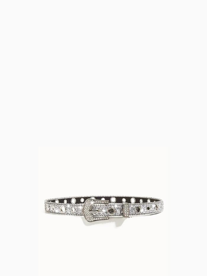 Silver Rhinestone Belt