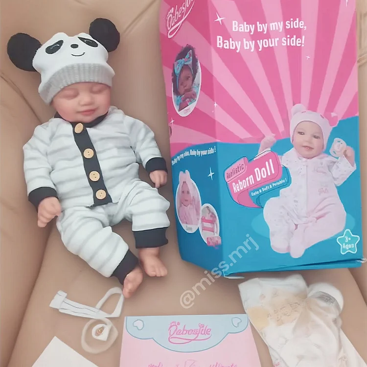 Babeside Sleeping Reborn Baby Brett 17" Little Infant Boy Healing of the Heart