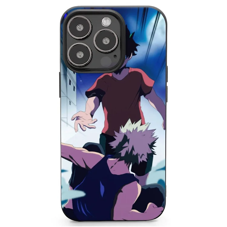 Izuku Midoriya Katsuki Bakugou Anime My Hero Academia Phone Case Mobile Phone Shell IPhone 13 and iPhone14 Pro Max and IPhone 15 Plus Case - Heather Prints Shirts