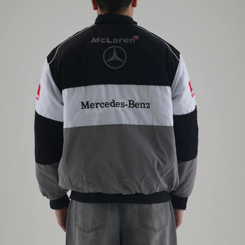 Unisex Racing Style Street Fashion Loose Racing Casual Print Jacket