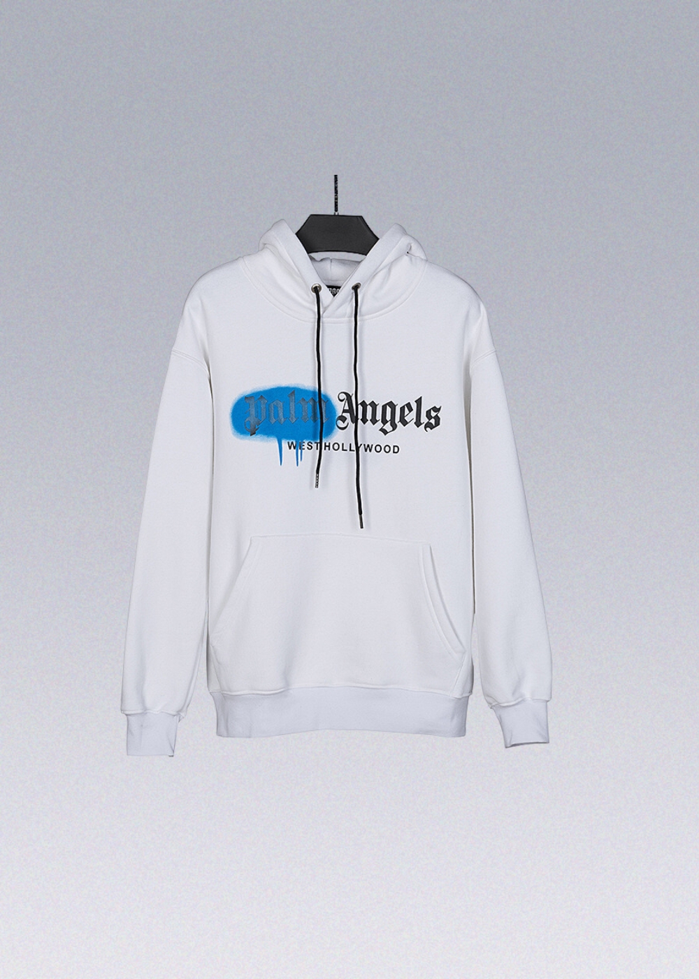 Paris Sprayed-logo Hoodie Techwear - X techwear-x