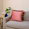 Velvet Golden Tassels Plush Home Living Creative Cushion Pillow Cover