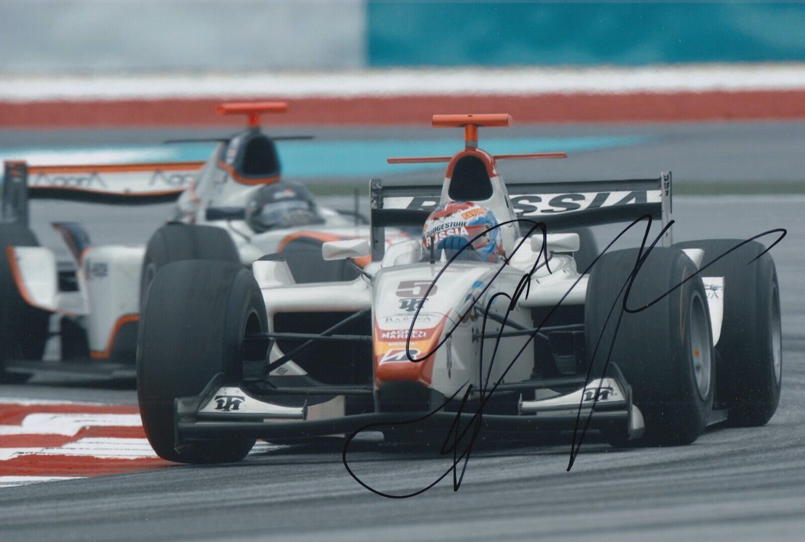 Vitaly Petrov Hand Signed 12x8 Photo Poster painting F1 Autograph GP2