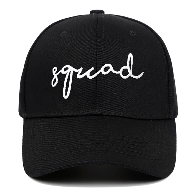 Embroidered Letter Party Baseball Cap Outdoor Sunscreen Cap