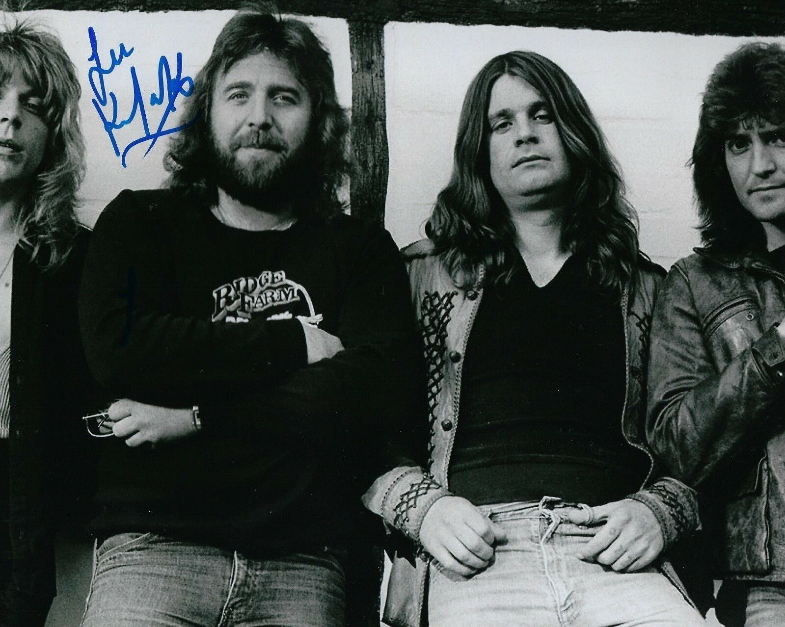 GFA Uriah Deep Ozzy Osbourne * LEE KERSLAKE * Signed Autograph 8x10 Photo Poster painting L4 COA