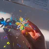 Creative Streamer Snowflake Crystal Sun Catcher Pendant Desktop Ornaments Christmas Decoration