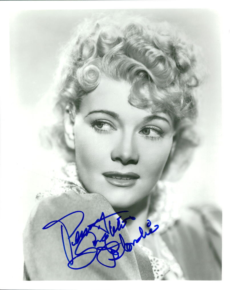 Penny Singleton (Blondie) signed 8x10 Photo Poster painting COA