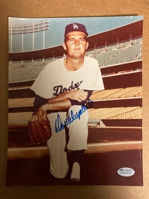 DON DRYSDALE LOS ANGELES DODGERS AUTOGRAPHED Photo Poster painting with SGC COA