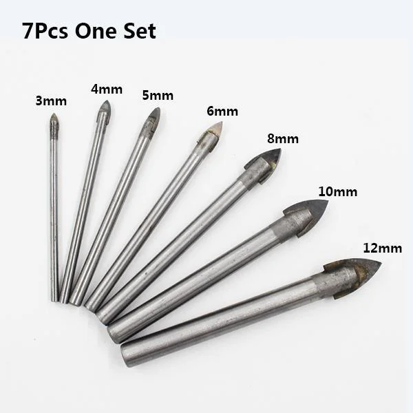 Triangle Spear Point Head Glass and Tile Drill Bit