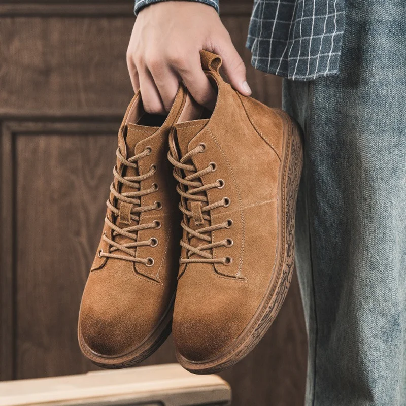 British Style All-match Workwear Mid-cut Martin Boots