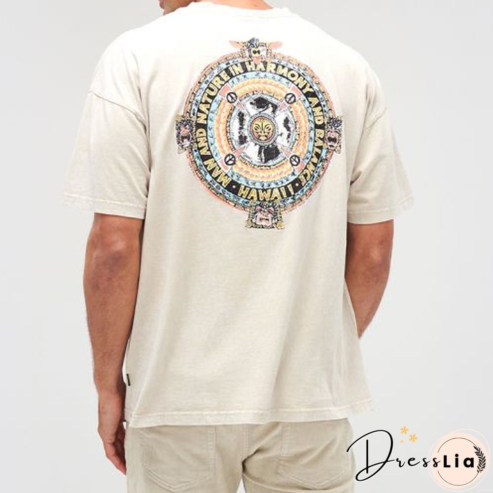 Vintage Graphic Art Print Short-Sleeved T-Shirt