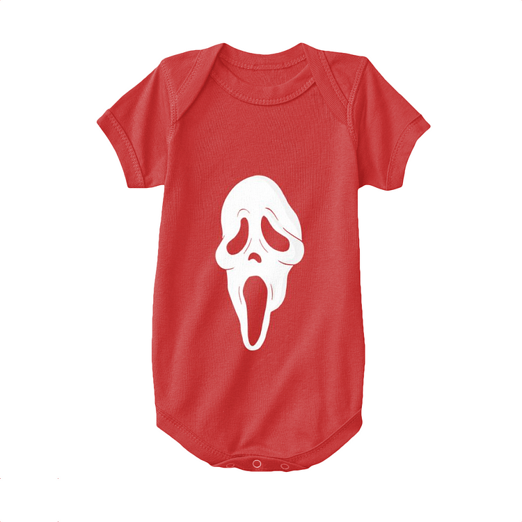 Scream Ghostface Appears, Halloween Baby Onesie