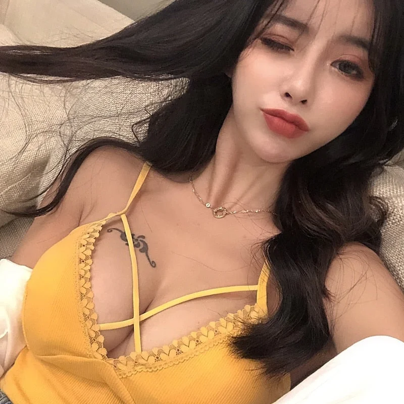 cropped tank top daddy chest binder sports bra women summer clothing streetwear women top silk pink corset top 2022 patchwork 531