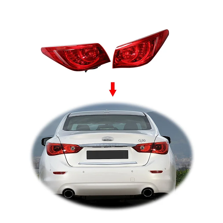 Original LED Taillight Taillamp assembly for infiniti Q50 tail light tail lamp 2013-2018 ITN Auto
