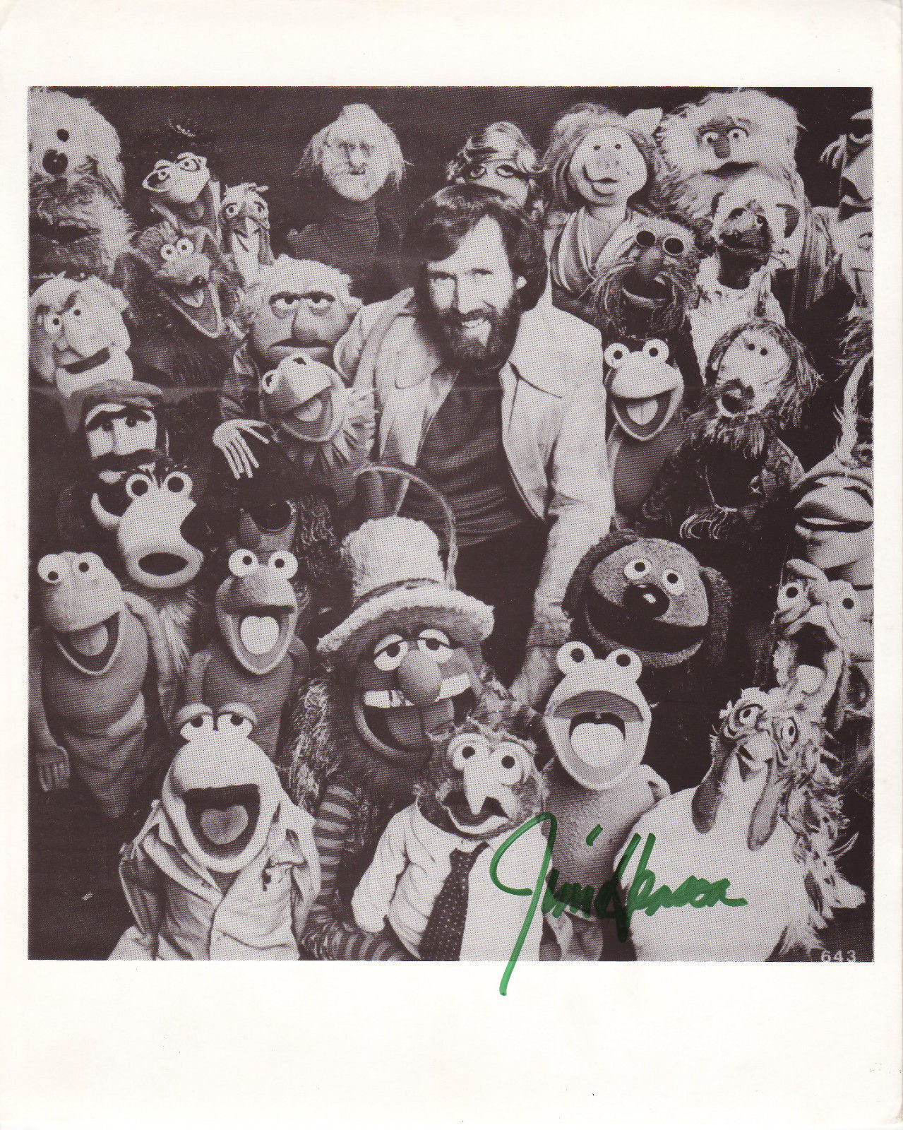 JIM HENSON MUPPETS AUTOGRAPH SIGNED PP Photo Poster painting POSTER