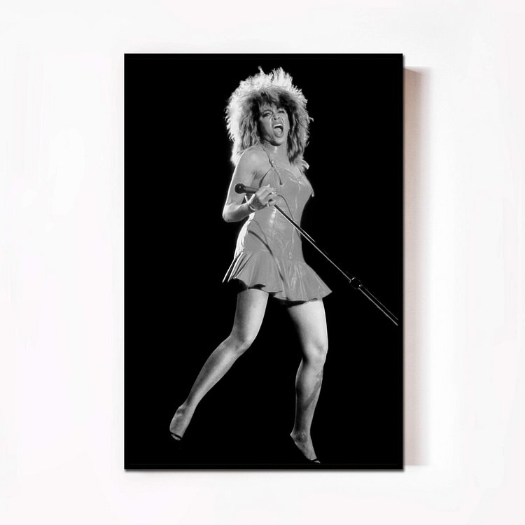Tina Turner Historical Photography Canvas Wall Art MusicWallArt