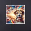 Diamond Painting-DIY Full Round Drill Naughty Dog