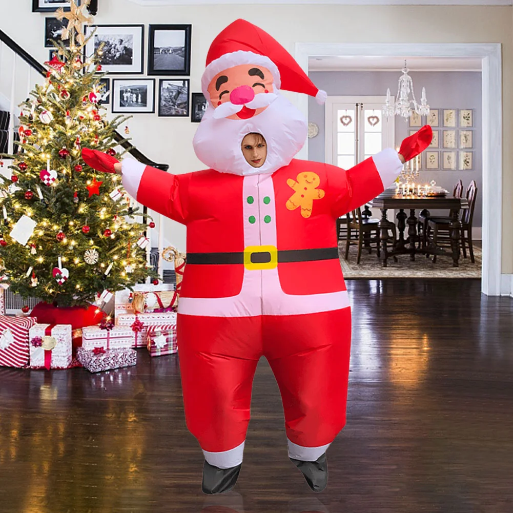 Inflatable santa clearance claus costume