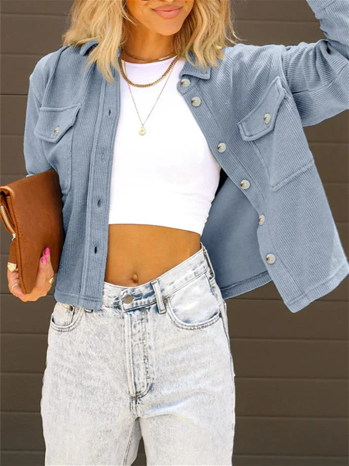 Women Half Sleeve V-neck Solid Color Dress