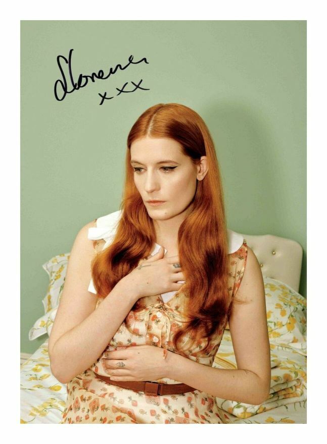 FLORENCE WELCH AUTOGRAPH SIGNED PP Photo Poster painting POSTER