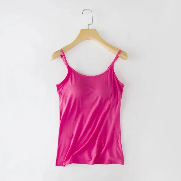 Createpick-Tank With Built-In Bra