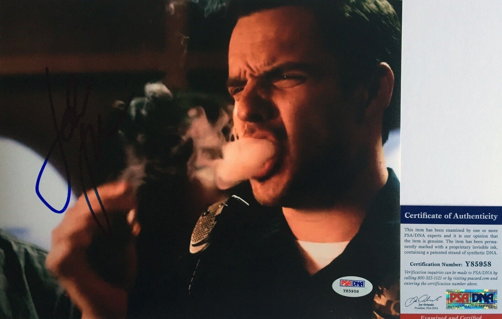 GREAT MOVIE!!! Jake Johnson FUNNY Signed LETS BE COPS 8x10 Photo Poster painting #2 PSA/DNA