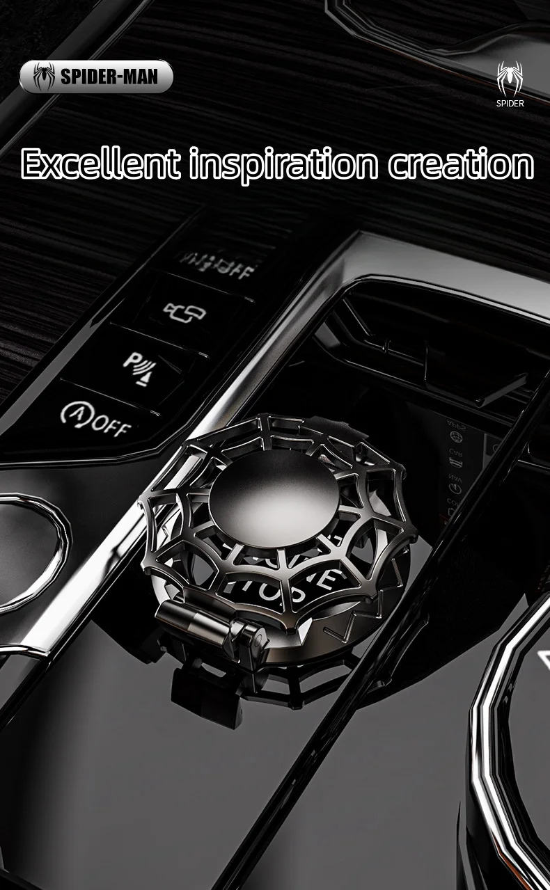 Spiderweb one-button ignition button protective cover
