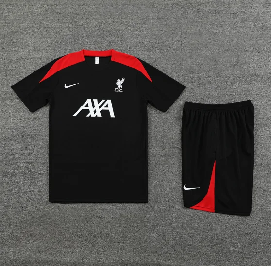 24/25 Liverpool Training Kit Black Football shirt Thai Quality