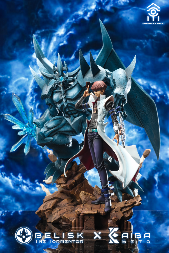 Aftershock Studio - Yu-Gi-Oh! Obelisk the Tormentor & Seto Kaiba Statue(GK)-