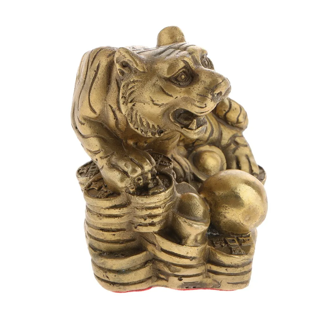 Pure Brass Chinese Fengshui Decor. 12 Zodiac Animal Collectible ...