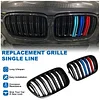 BILLDIO F25 Grille - Color Front Bumper Kidney Grill Compatible with X3 2011 2012 2013 F25 Double Slats Grill?2 PCS?